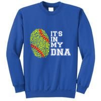 Softball It's In My Dna Fingerprint Catcher And Pitcher Meaningful Gift Sweatshirt