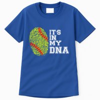 Softball It's In My Dna Fingerprint Catcher And Pitcher Meaningful Gift Tall T-Shirt
