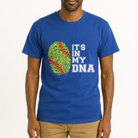 Softball It's In My Dna Fingerprint Catcher And Pitcher Meaningful Gift Tall T-Shirt