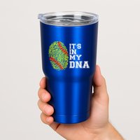 Softball It's In My Dna Fingerprint Catcher And Pitcher Meaningful Gift Tumbler