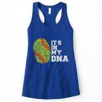 Softball It's In My Dna Fingerprint Catcher And Pitcher Meaningful Gift Womens Tank Top