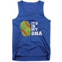 Softball It's In My Dna Fingerprint Catcher And Pitcher Meaningful Gift Tank Top