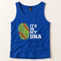 Softball It's In My Dna Fingerprint Catcher And Pitcher Meaningful Gift Tank Top