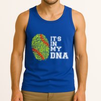 Softball It's In My Dna Fingerprint Catcher And Pitcher Meaningful Gift Tank Top