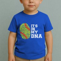 Softball It's In My Dna Fingerprint Catcher And Pitcher Meaningful Gift Toddler T-Shirt