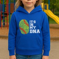 Softball It's In My Dna Fingerprint Catcher And Pitcher Meaningful Gift Kids Hoodie