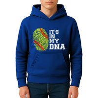 Softball It's In My Dna Fingerprint Catcher And Pitcher Meaningful Gift Kids Hoodie