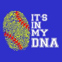 Softball It's In My Dna Fingerprint Catcher And Pitcher Meaningful Gift Short Acrylic Beanie