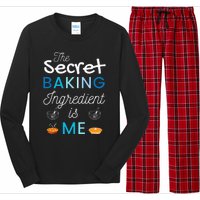 Secret Ingredient Is Me Funny Retro Cooking Baking Long Sleeve Pajama Set