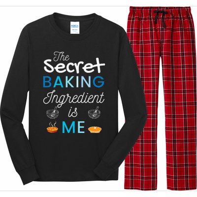 Secret Ingredient Is Me Funny Retro Cooking Baking Long Sleeve Pajama Set