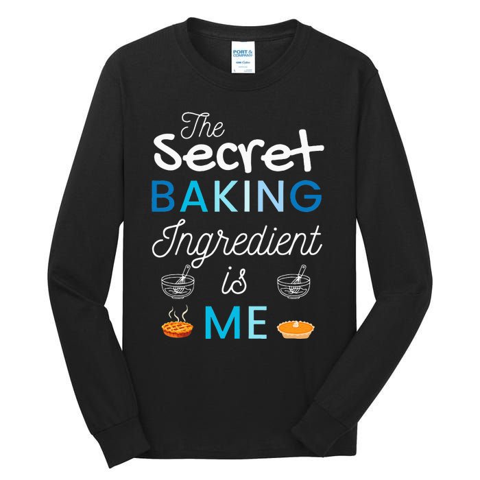 Secret Ingredient Is Me Funny Retro Cooking Baking Tall Long Sleeve T-Shirt