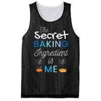 Secret Ingredient Is Me Funny Retro Cooking Baking Mesh Reversible Basketball Jersey Tank