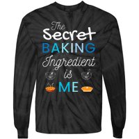 Secret Ingredient Is Me Funny Retro Cooking Baking Tie-Dye Long Sleeve Shirt