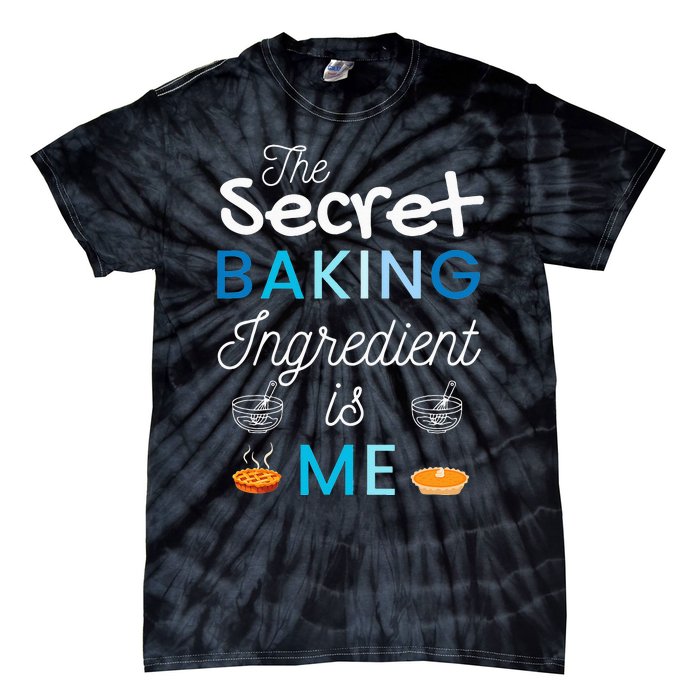 Secret Ingredient Is Me Funny Retro Cooking Baking Tie-Dye T-Shirt