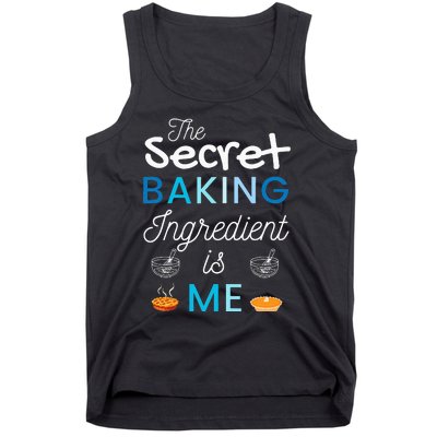 Secret Ingredient Is Me Funny Retro Cooking Baking Tank Top