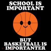 School Is Important But Basketball Is Importanter Tall T-Shirt