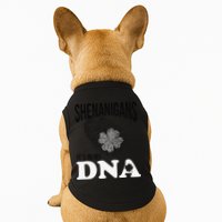 Shenanigans It's In My DNA Green Saint Patricks Day Doggie Tank