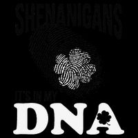 Shenanigans It's In My DNA Green Saint Patricks Day Sustainable Bucket Hat