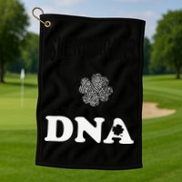 Shenanigans It's In My DNA Green Saint Patricks Day Golf Towel
