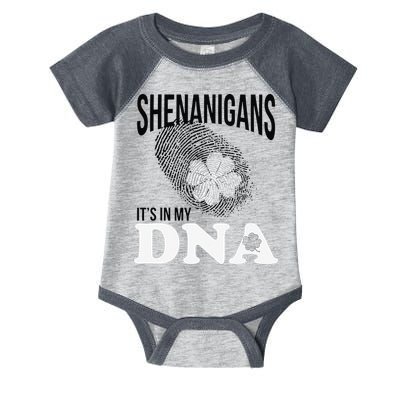 Shenanigans It's In My DNA Green Saint Patricks Day Infant Baby Jersey Bodysuit
