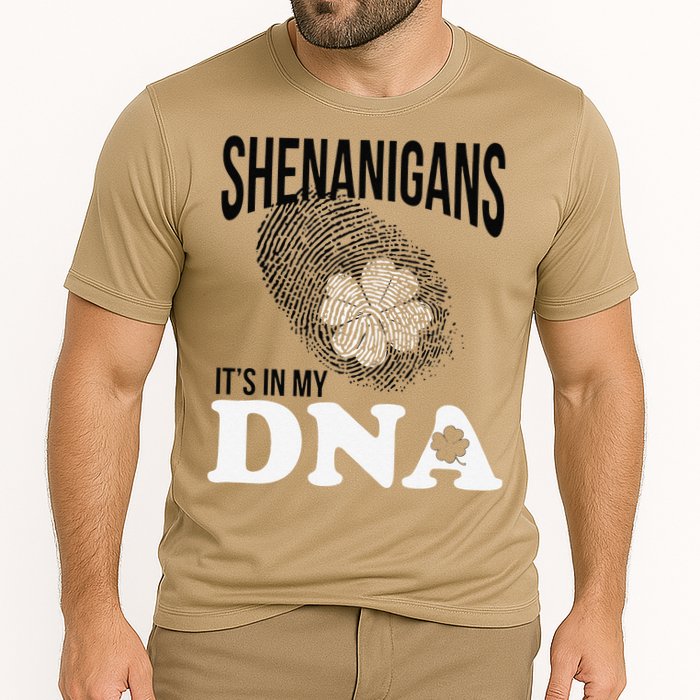 Shenanigans It's In My DNA Green Saint Patricks Day Cooling Performance Crew T-Shirt
