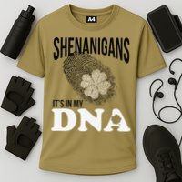 Shenanigans It's In My DNA Green Saint Patricks Day Cooling Performance Crew T-Shirt