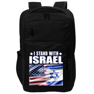 Support Israel I Stand With Israel Impact Tech Backpack