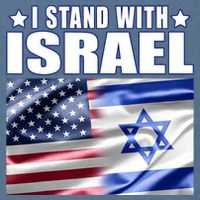 Support Israel I Stand With Israel Garment-Dyed Sweatshirt