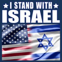 Support Israel I Stand With Israel Full-Length Apron With Pockets