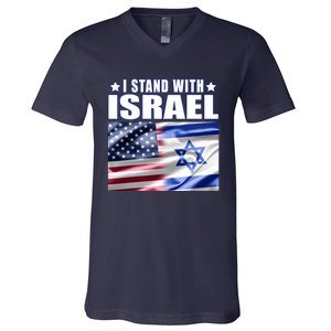 Support Israel I Stand With Israel V-Neck T-Shirt