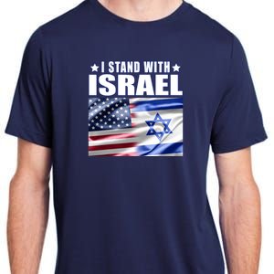 Support Israel I Stand With Israel Adult ChromaSoft Performance T-Shirt