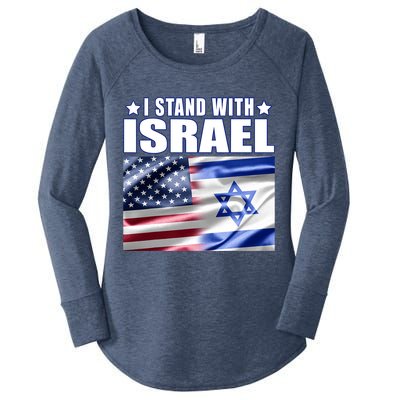 Support Israel I Stand With Israel Women's Perfect Tri Tunic Long Sleeve Shirt