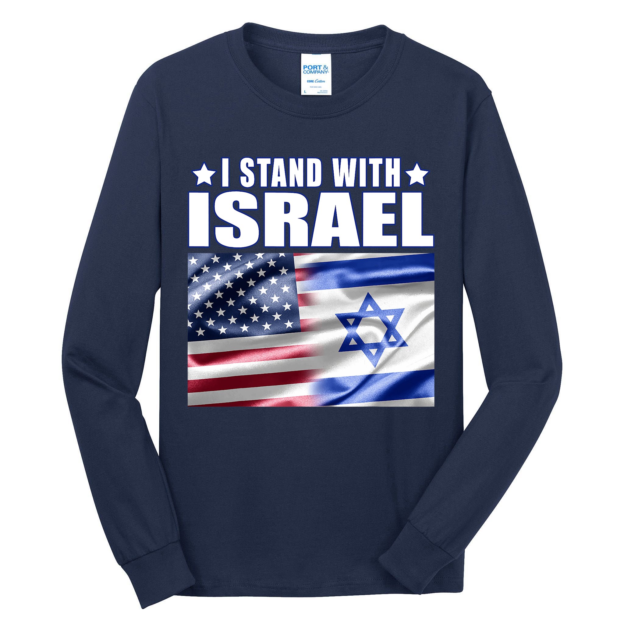 Support Israel I Stand With Israel Tall Long Sleeve T-Shirt