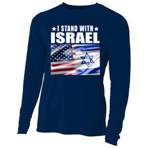 Support Israel I Stand With Israel Cooling Performance Long Sleeve Crew