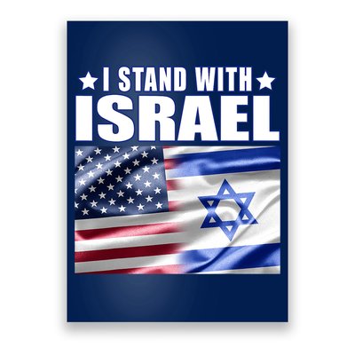 Support Israel I Stand With Israel Poster
