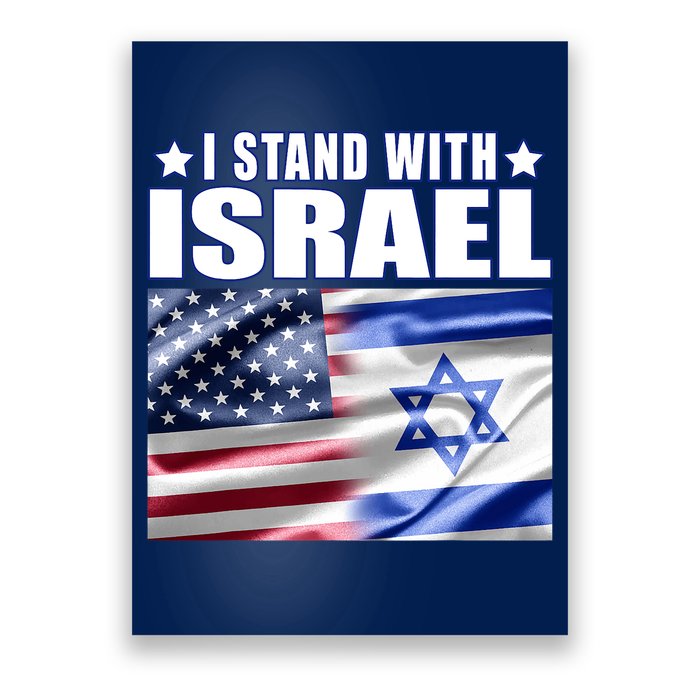Support Israel I Stand With Israel Poster