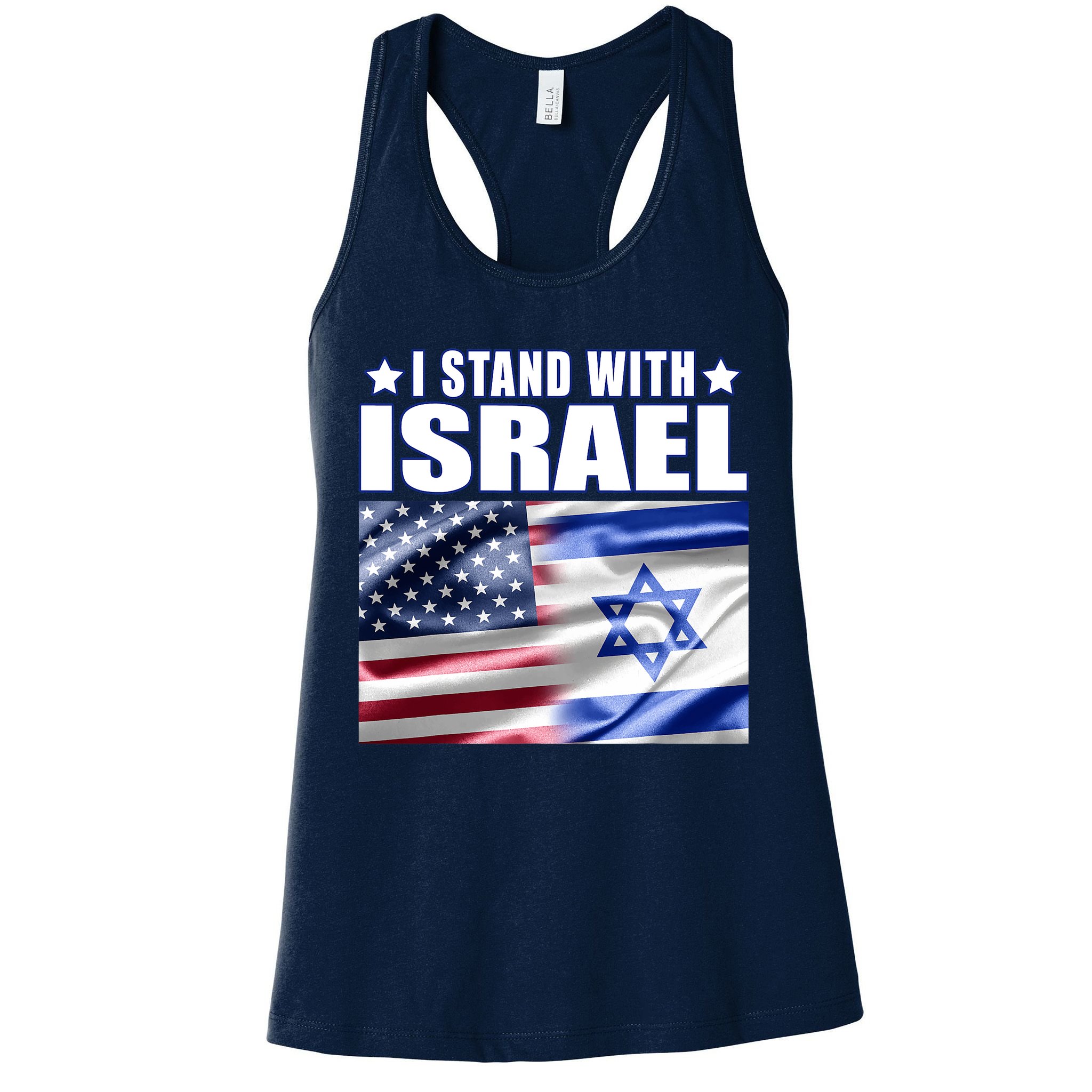 Support Israel I Stand With Israel Womens Tank Top