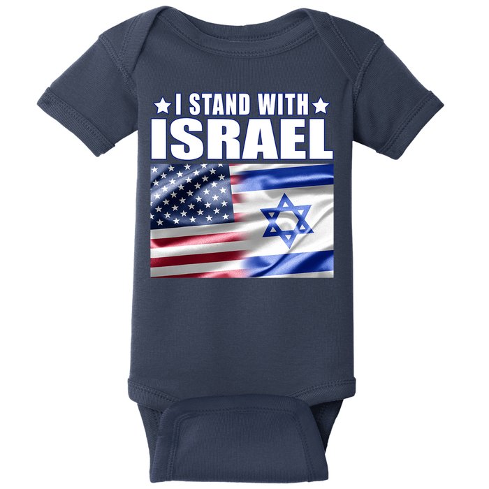 Support Israel I Stand With Israel Baby Bodysuit