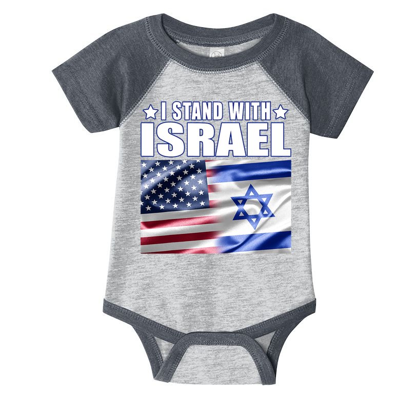 Support Israel I Stand With Israel Infant Baby Jersey Bodysuit