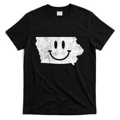Smiling In Ia – Funny Iowa Happy Face T-Shirt