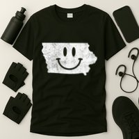 Smiling In Ia – Funny Iowa Happy Face T-Shirt