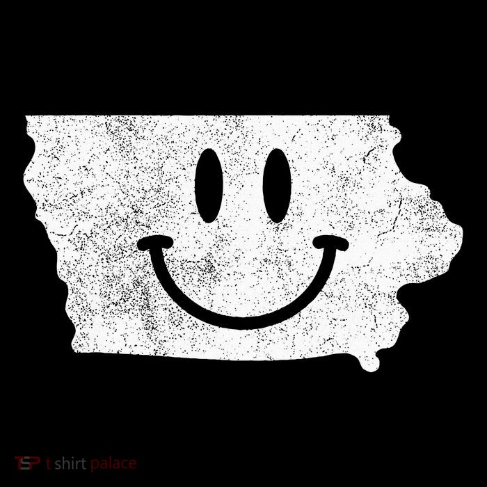 Smiling In Ia – Funny Iowa Happy Face Baby Bodysuit