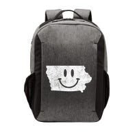 Smiling In Ia – Funny Iowa Happy Face Vector Backpack