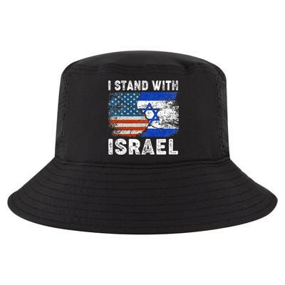 Support Israel I Stand With Israel Israeli Flag Us Flag Cool Comfort Performance Bucket Hat