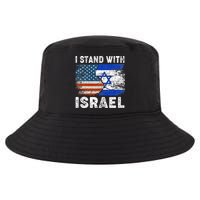 Support Israel I Stand With Israel Israeli Flag Us Flag Cool Comfort Performance Bucket Hat