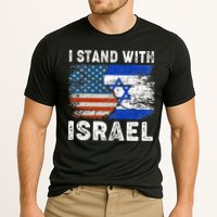 Support Israel I Stand With Israel Israeli Flag Us Flag Cooling Performance Crew T-Shirt