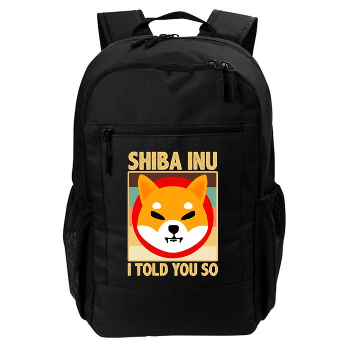 Shiba Inu I Told You So Backpack