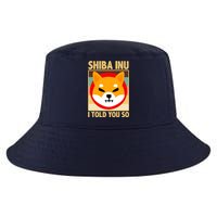 Shiba Inu I Told You So Cool Comfort Performance Bucket Hat