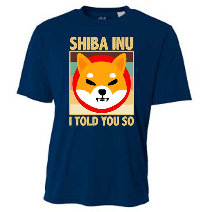 Shiba Inu I Told You So Cooling Performance Crew T-Shirt