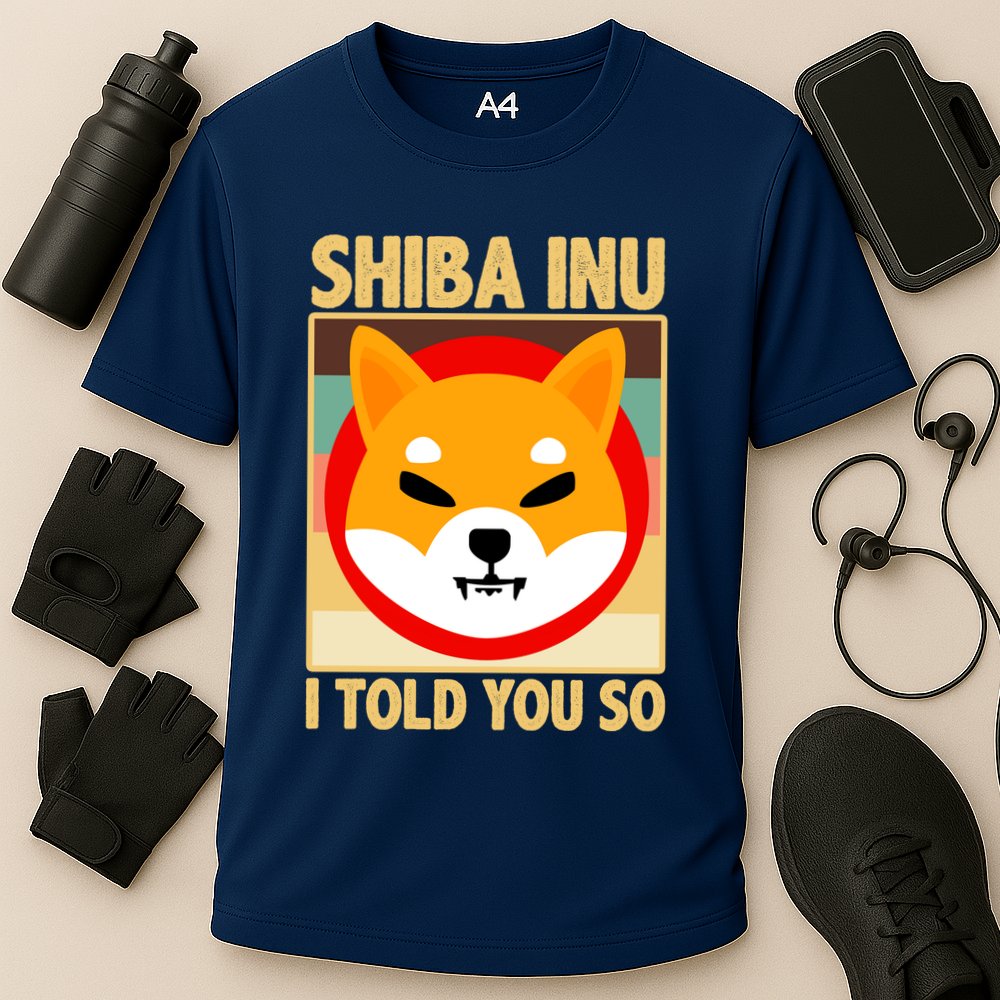 Shiba Inu I Told You So Performance Shirt
